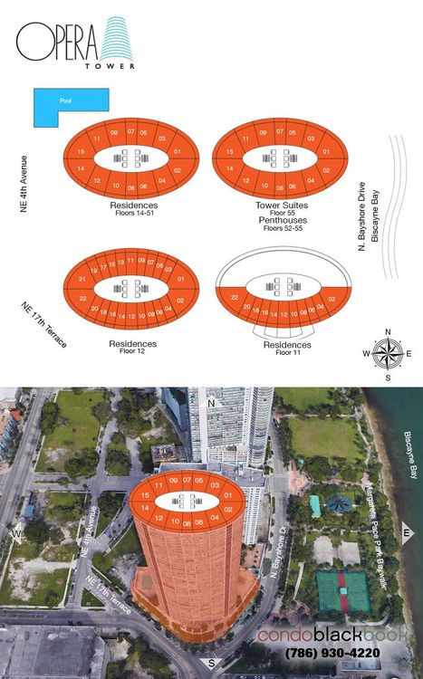 Opera Tower floorplans