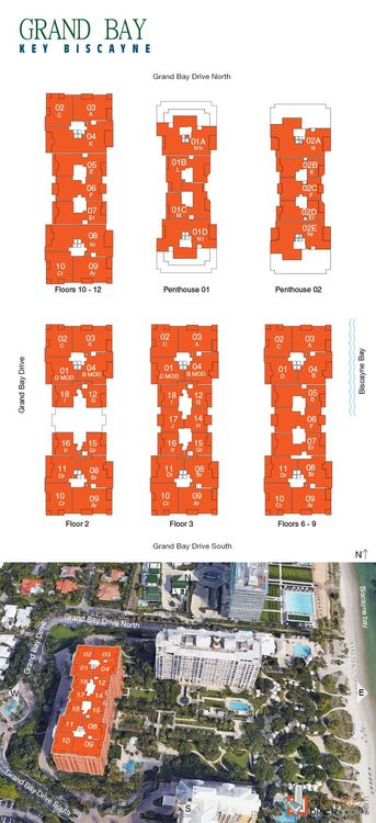 Grand Bay Residences floorplans